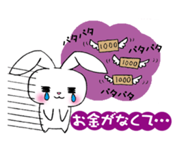 rabbit 3 which arrange to meet somebody sticker #4518224