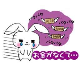 rabbit 3 which arrange to meet somebody sticker #4518224