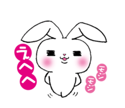 rabbit 3 which arrange to meet somebody sticker #4518226