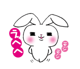 rabbit 3 which arrange to meet somebody sticker #4518226