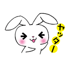 rabbit 3 which arrange to meet somebody sticker #4518227