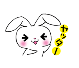 rabbit 3 which arrange to meet somebody sticker #4518227