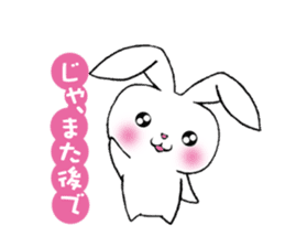 rabbit 3 which arrange to meet somebody sticker #4518232