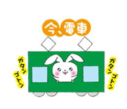 rabbit 3 which arrange to meet somebody sticker #4518233