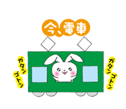 rabbit 3 which arrange to meet somebody sticker #4518233