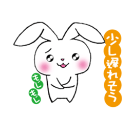 rabbit 3 which arrange to meet somebody sticker #4518236