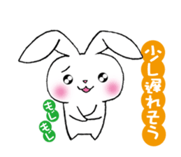 rabbit 3 which arrange to meet somebody sticker #4518236