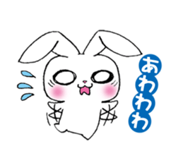 rabbit 3 which arrange to meet somebody sticker #4518237