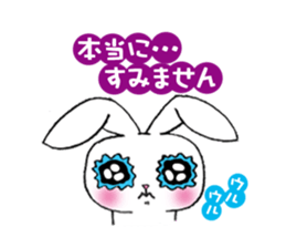 rabbit 3 which arrange to meet somebody sticker #4518239