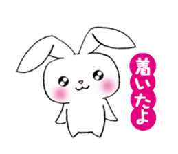 rabbit 3 which arrange to meet somebody sticker #4518242
