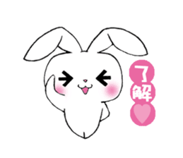 rabbit 3 which arrange to meet somebody sticker #4518247