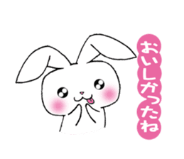 rabbit 3 which arrange to meet somebody sticker #4518249