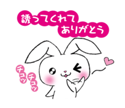 rabbit 3 which arrange to meet somebody sticker #4518250