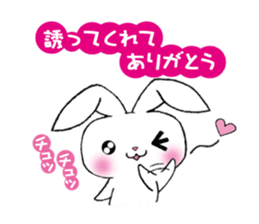 rabbit 3 which arrange to meet somebody sticker #4518250