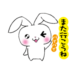 rabbit 3 which arrange to meet somebody sticker #4518252