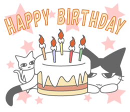 Tuxedo cat Nana sticker #4518260