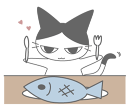 Tuxedo cat Nana sticker #4518277