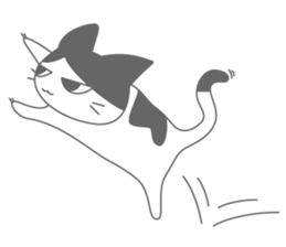 Tuxedo cat Nana sticker #4518278