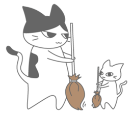 Tuxedo cat Nana sticker #4518279