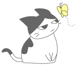 Tuxedo cat Nana sticker #4518286