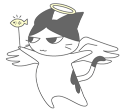 Tuxedo cat Nana sticker #4518293