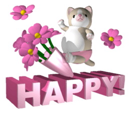 Funny kitten sticker #4518639