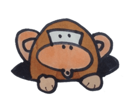 It tries to ask a monkey. sticker #4519094