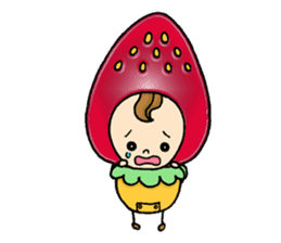 Fruit series1 Strawberry sticker #4520186