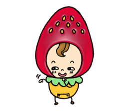 Fruit series1 Strawberry sticker #4520190