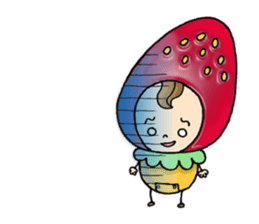 Fruit series1 Strawberry sticker #4520194