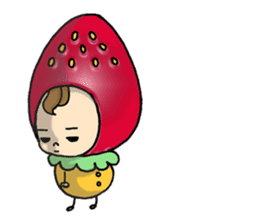 Fruit series1 Strawberry sticker #4520196