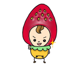 Fruit series1 Strawberry sticker #4520200