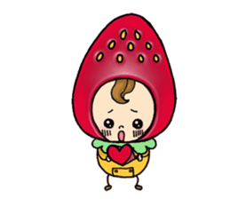Fruit series1 Strawberry sticker #4520201