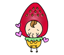 Fruit series1 Strawberry sticker #4520202