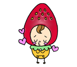 Fruit series1 Strawberry sticker #4520202