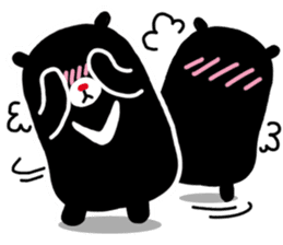 Black bear and White bear sticker #4520729