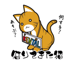 Proverb of the cat sticker #4521077