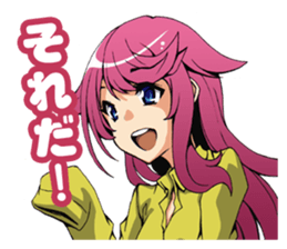 ANIME GIRS STICKER sticker #4521221