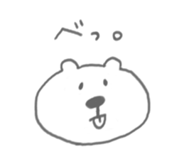 bear-single color- sticker #4521642