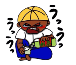 A broken-hearted boy. sticker #4521820