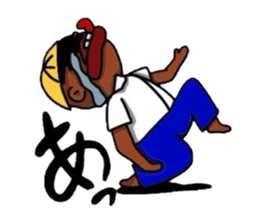 A broken-hearted boy. sticker #4521824