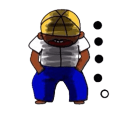 A broken-hearted boy. sticker #4521833