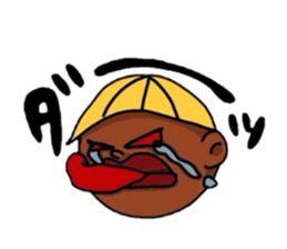 A broken-hearted boy. sticker #4521846