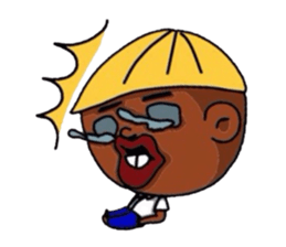 A broken-hearted boy. sticker #4521847