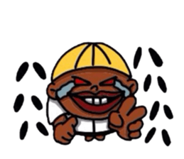 A broken-hearted boy. sticker #4521849