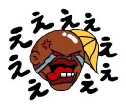 A broken-hearted boy. sticker #4521855