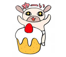 Rabbit guy2. sticker #4522178