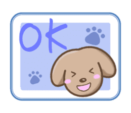 Sticker of Small dog sticker #4523383