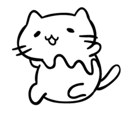 Mitchiri Cat Modern sticker #4523576