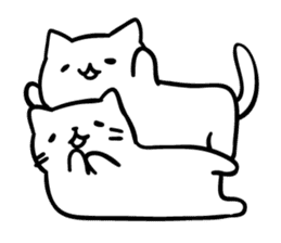 Mitchiri Cat Modern sticker #4523577